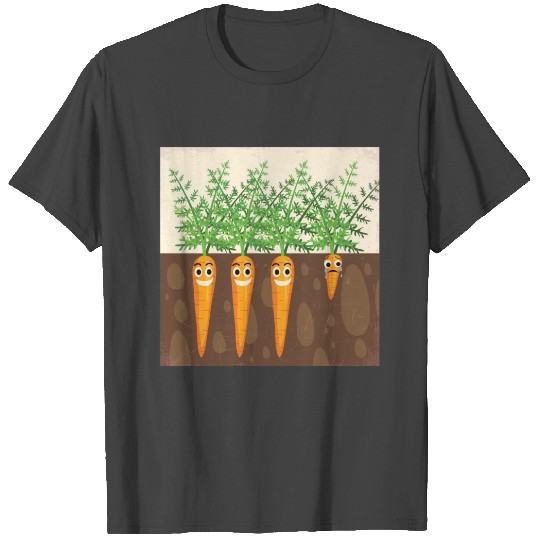 Carrot is crying T Shirts