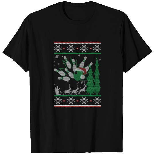 Bowling Christmas T Shirts