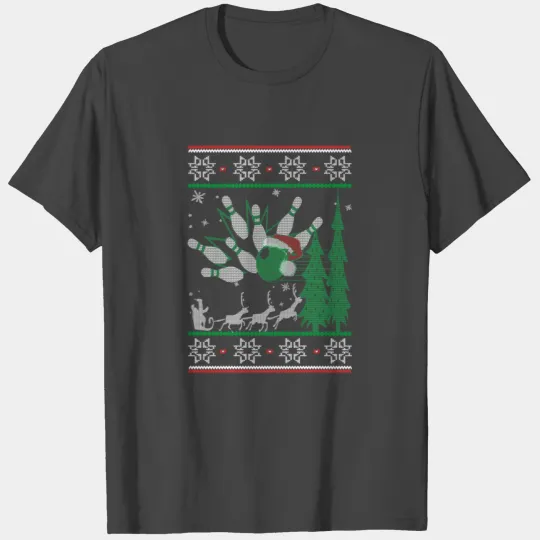 Bowling Christmas T Shirts