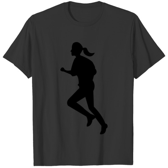 runner running laufen jogger jogging sprinter52 T-shirt