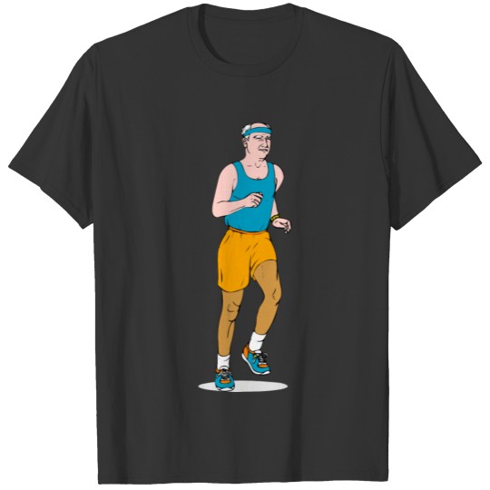 runner running laufen jogger jogging sprinter60 T-shirt