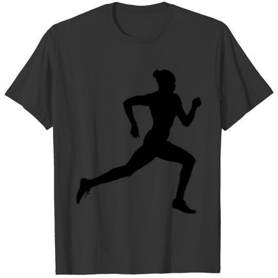 runner running laufen jogger jogging sprinter119 T-shirt