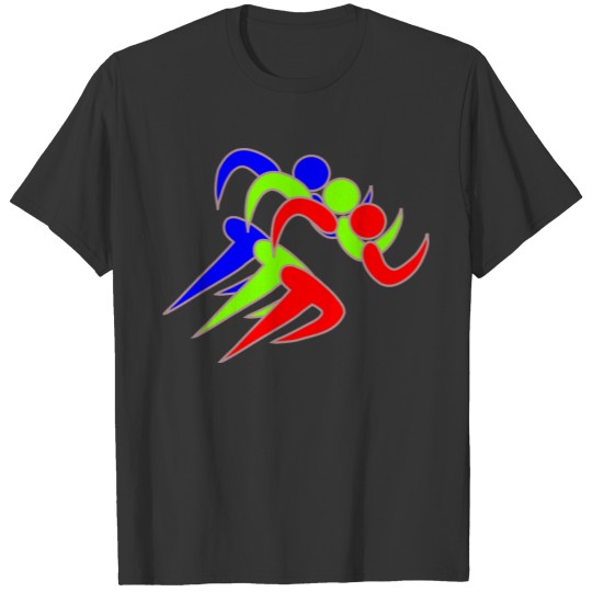 runner running laufen jogger jogging sprinter109 T-shirt