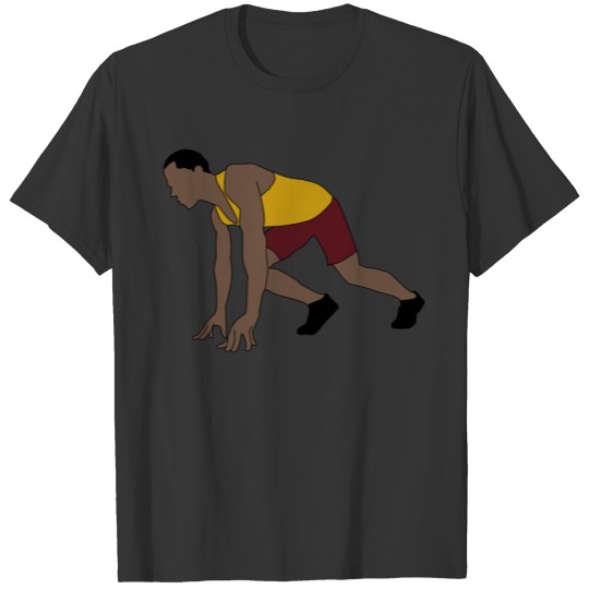 runner running laufen jogger jogging sprinter105 T-shirt