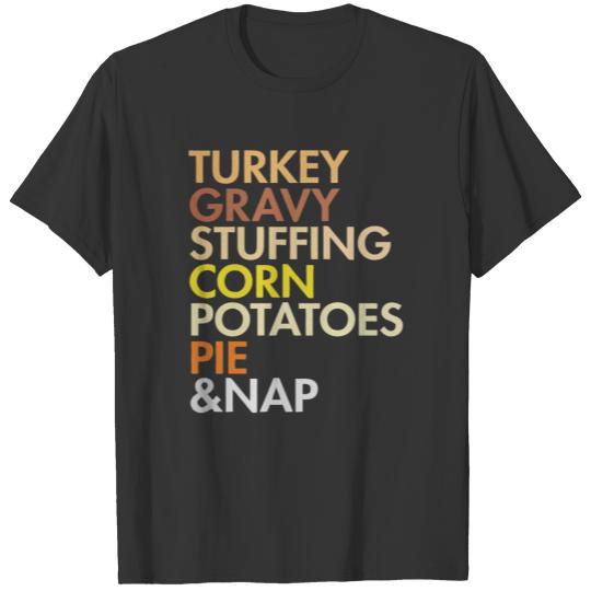 turkey thanksgiving food T-shirt