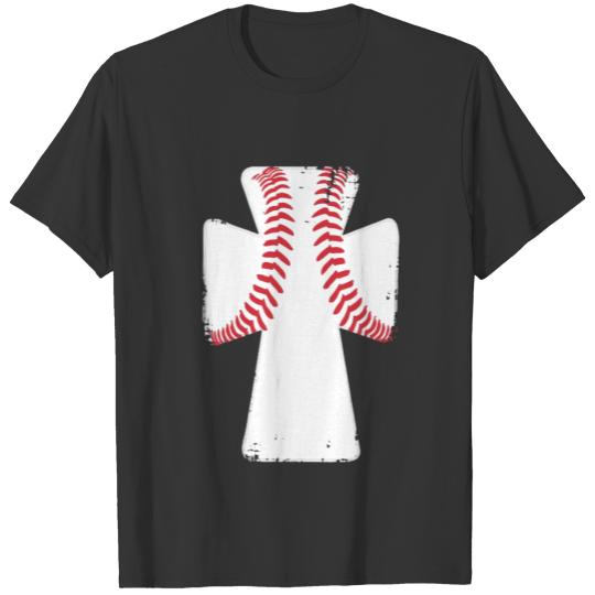 Baseball Cross T Shirts