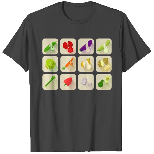 paprika chilli chili pepper citrus veggie gemuese T Shirts
