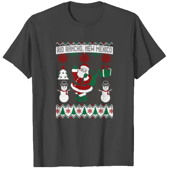 Christmas Ugly Sweater Rio Rancho New Mexico T Shirts