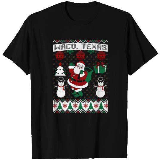 Christmas Ugly Sweater Waco Texas T Shirts