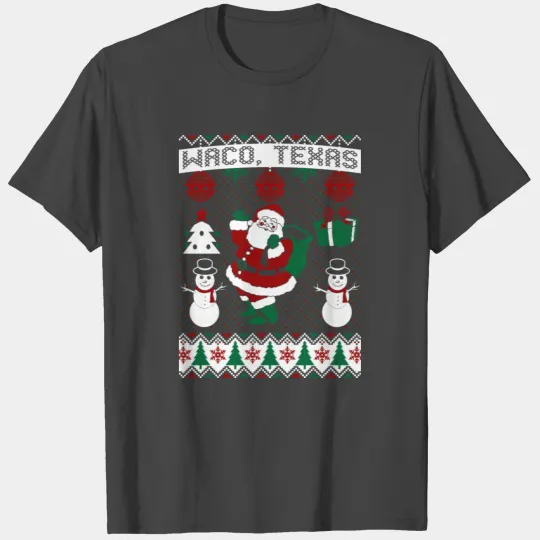 Christmas Ugly Sweater Waco Texas T Shirts