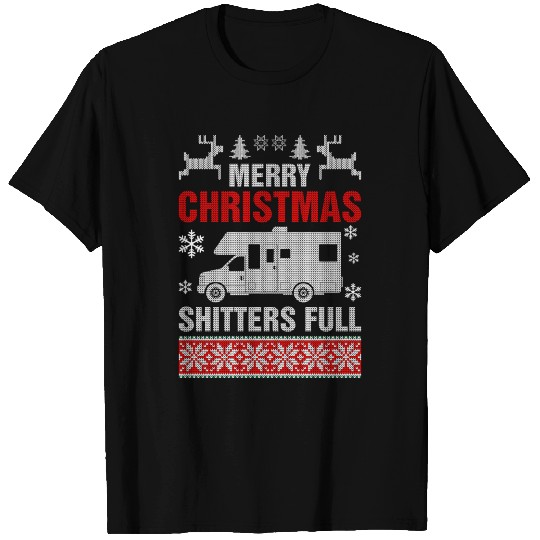 Merry Christmas Shitters Full T Shirts