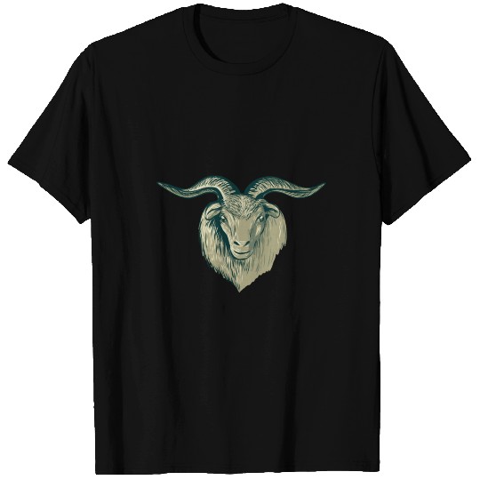 Cashmere Goat Head T Shirts