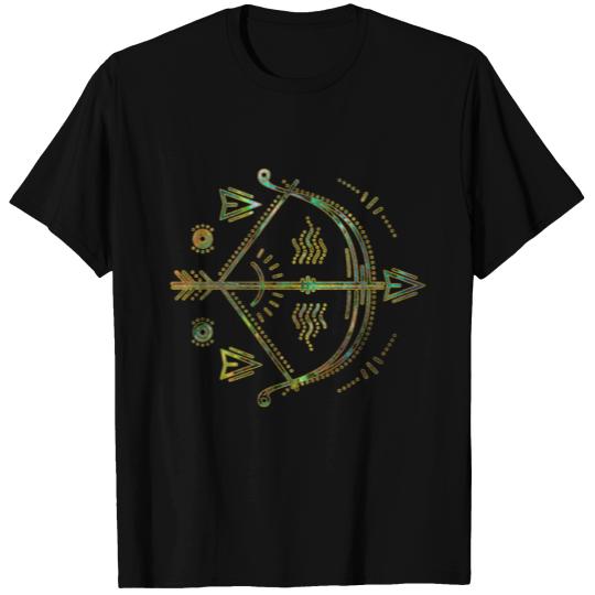 Sagittarius Zodiac Gold T Shirts