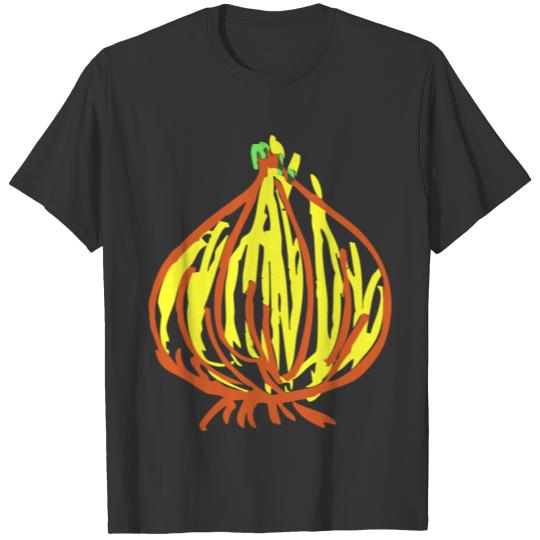zwiebeln onion halloween gemuese vegetables24 T-shirt