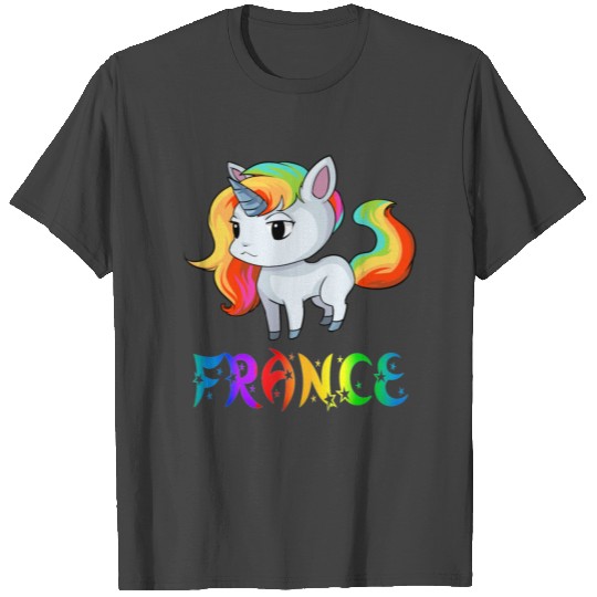 France Unicorn T Shirts