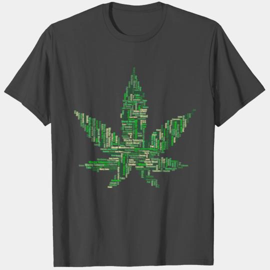 hanf cannabis kiffen marijuana hemp grass gras32 T Shirts