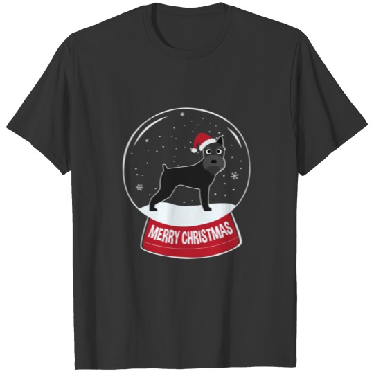 Giant schnauzer Merry Christmas Snowball T Shirts