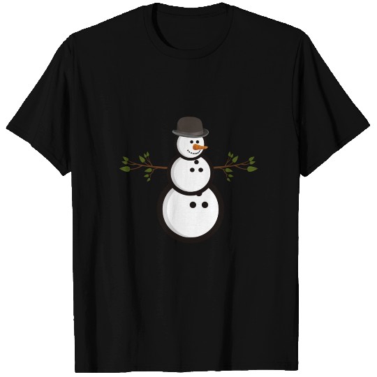 Funny Christmas Bowling Snowman Gift Idea T Shirts
