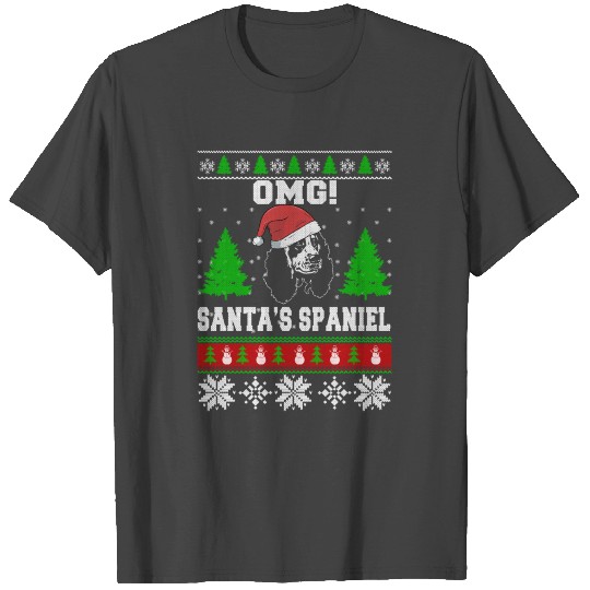OMG! Santa's Spaniel, Best T Shirts For Spaniel Lover