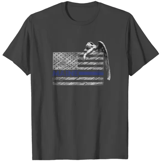 Maine Police State Police Guardian Angel T Shirts