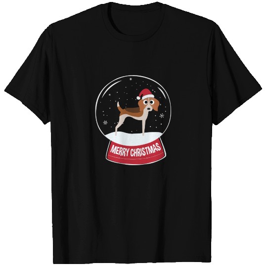 Parson Jack Russell Merry Christmas Snowball T Shirts
