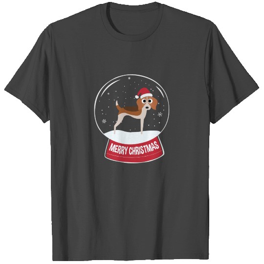 Parson Jack Russell Merry Christmas Snowball T Shirts