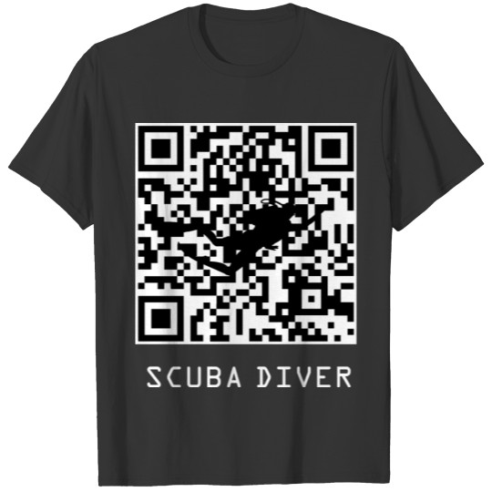QR SCUBA DIVER CODE T-shirt
