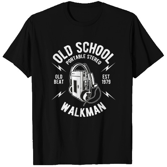 Old School Walkman T Shirts