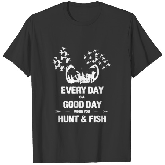 Hunting Fishing Tee Shirt T-shirt