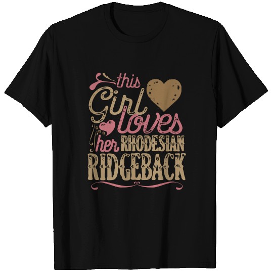 Rhodesian Ridgeback Dog T Shirts Gift Dogs