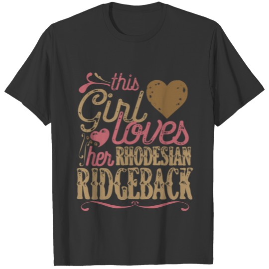 Rhodesian Ridgeback Dog T Shirts Gift Dogs