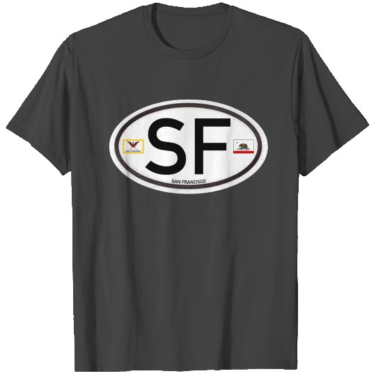 San Francisco Euro-Oval T Shirts