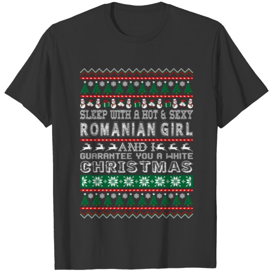 Sleep With Hot Sexy Romanian Girl White Christmas T Shirts