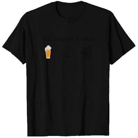 simple man boobs bier beer titten piano klavier pn T Shirts