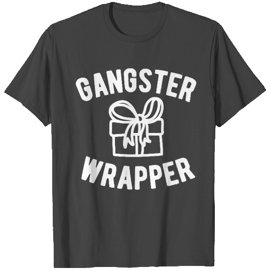 Gangster Wrapper Funny Christmas T Shirts
