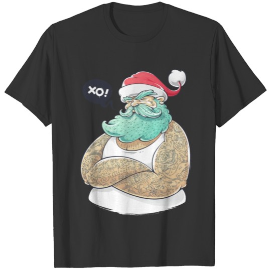 Tatted Bad Santa T Shirts