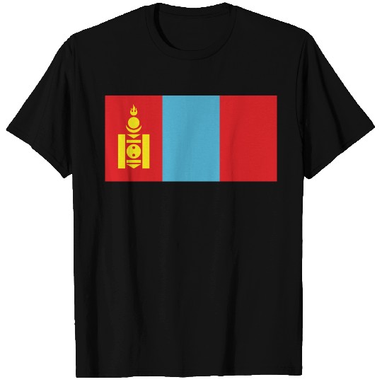 flag mongolia T Shirts