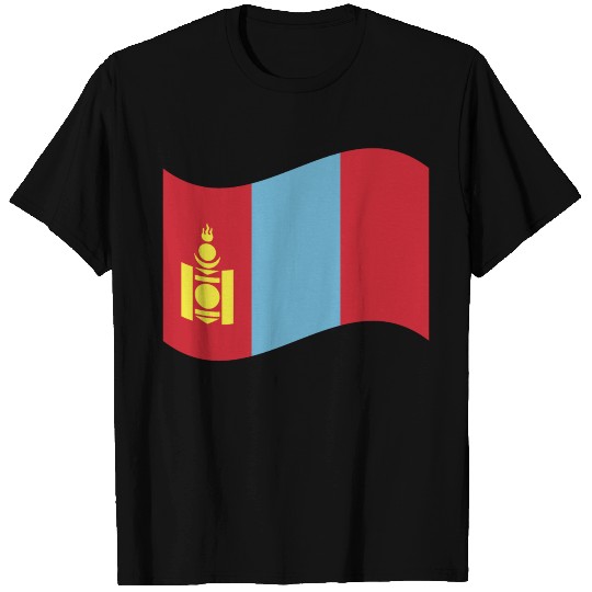flag mongolia T Shirts