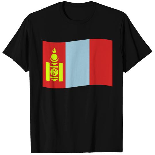 flag mongolia T Shirts