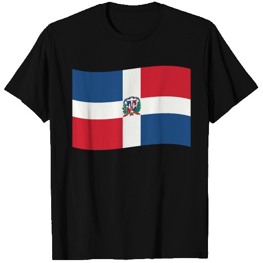 flag dominican republic T Shirts