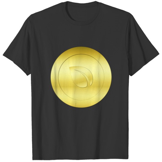 Gold Peercoin Circle 3D T-shirt