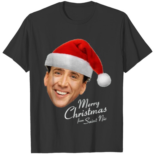 Merry Christmas from St Nicolas Cage T Shirts