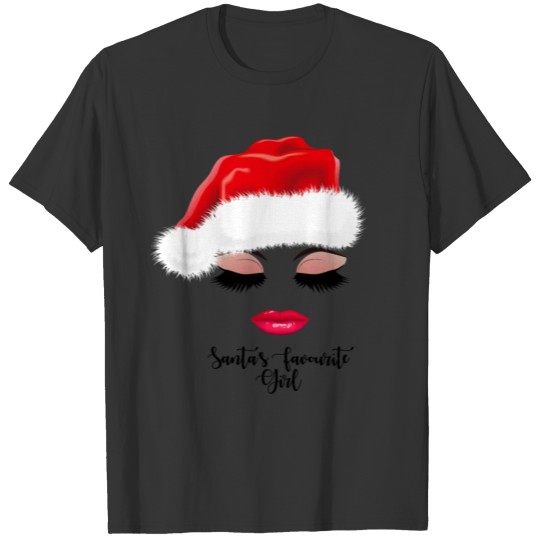 Santa's Favorite Girl. Christmas Gifts for Girls. T-shirt