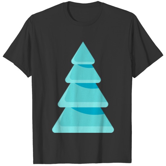 Christmas tree spruce New Year Ice vector image T-shirt