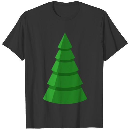 Christmas tree funny spruce New Year vector image T-shirt