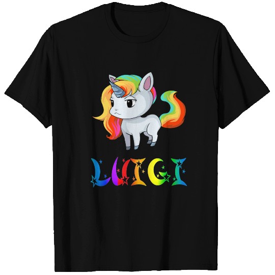 Luigi Unicorn T Shirts