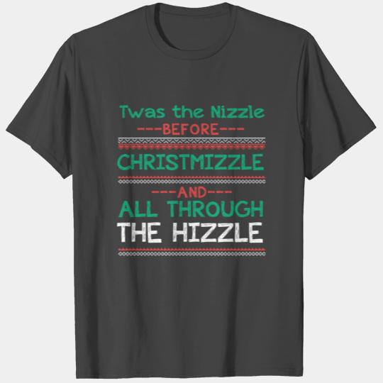 Twas the Nizzle Before Christmas Hip Hop Rap Gangs T Shirts