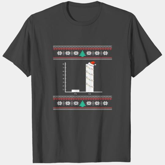 Christmas Carol Bar Graph Sweater Math T Shirts
