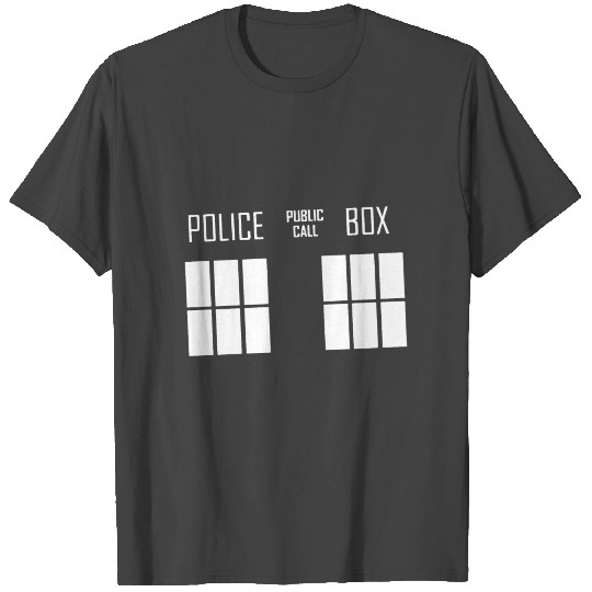 Police Box Dr Who T Shirts