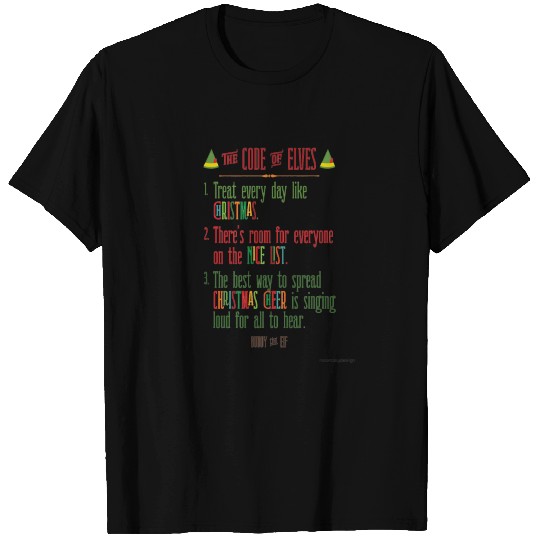 Buddy the Elf The Code of Elves T Shirts